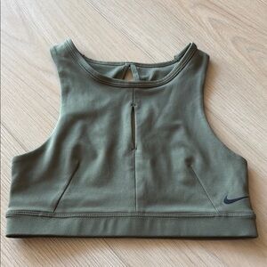 New Nike Dry Fit Army Green Sports Bra
